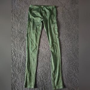 Teal pocket leggings